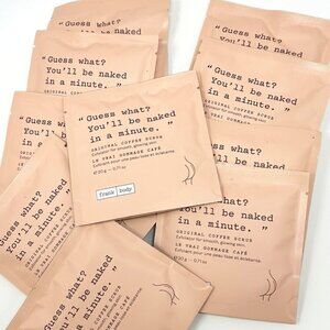 Frank Body Original Coffee Body Scrub .71oz  Exfoliating Bath Scrub    10 PACK!!